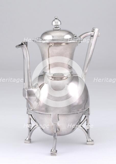 Coffee pot or teapot, 1870/73. Creator: Webster Manufacturing Company.