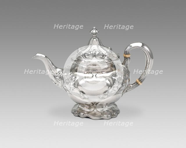 Teapot (part of a set), 1900. Creator: Gorham Manufacturing Company.