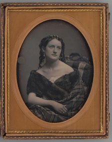 Untitled (Portrait of a Woman), 1857. Creator: Unknown.