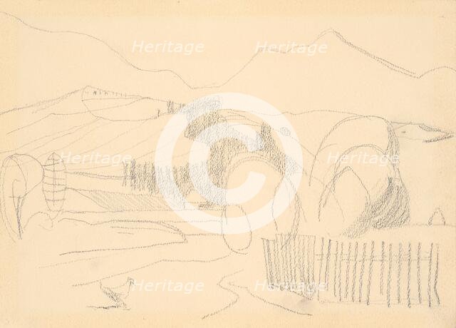 Behind Orava, 1947. Creator: Bedrich Hoffstädter.