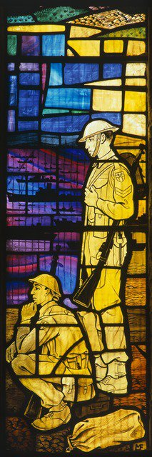 Stained glass window, Royal Garrison Church, Portsmouth, Hampshire, c1980-c2017. Artist: Unknown.