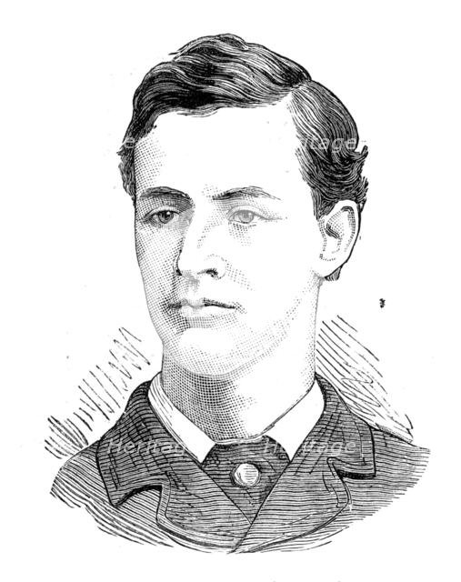 The Universities' Boat-Race: the Oxford crew, 1881.  Creator: Unknown.