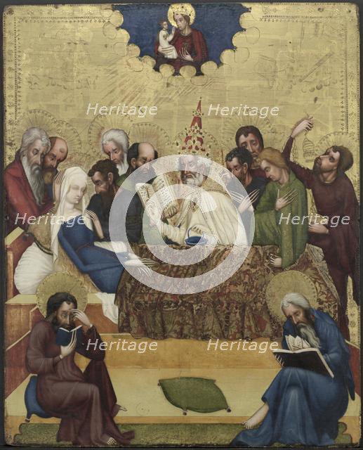 Death of the Virgin, c. 1400. Creator: Master of Heiligenkreuz (Austrian).