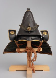 Helmet in the Shape of an Eggplant, Japanese, 17th century. Creator: Saotome Ietada.