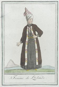 Costumes de Différents Pays, 'Femme de l'Islande', c1797. Creators: Jacques Grasset de Saint-Sauveur, LF Labrousse.
