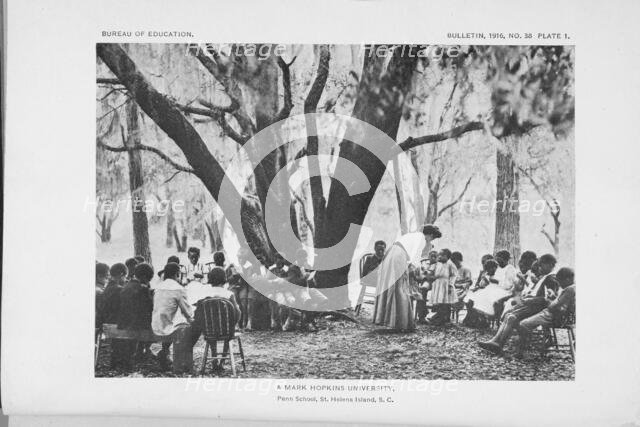 Mark Hopkins University; Penn School, St. Helena Island, S.C., 1917. Creator: Unknown.