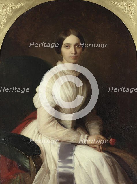 Ann Lovisa Lagerhjelm, born of Geijerstam, 1824-1891, 1851. Creator: Uno Troili.