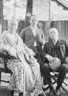 Bohemian Club members, portrait photograph, 1927? Creator: Arnold Genthe.