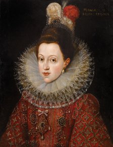 Portrait of Margaret of Austria (1584-1611).