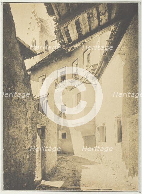 A Street in Sterzing, The Tyrol, 1890. Creator: Alfred Stieglitz.