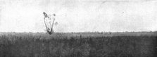 'Notre Attaque du 12 septembre 1916 ; Le saule est depasse ; nos fantassins, detaches en silhouettes Creator: Unknown.