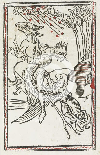 Monsters and mythical creatures, 1489. Creator: Unknown.