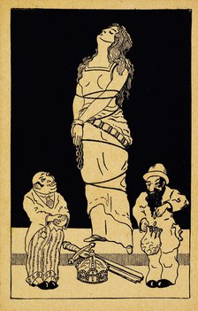 Germania. Anti-Semitic Postcard, c. 1920.