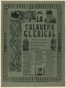 The Priestly Calavera, n.d. Creator: José Guadalupe Posada.