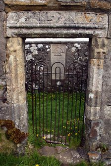 Dr MacLean's tomb, Kilmuir Graveyard, Skye, Highland, Scotland.