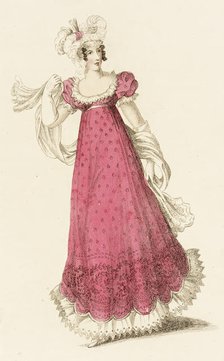 Fashion Plate (Ball Dress), 1819. Creator: John Bell.