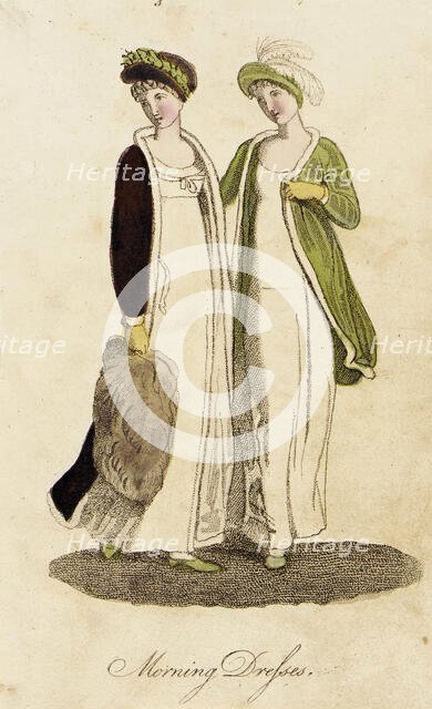 Fashion Plate (Morning Dresses), 1803. Creator: Unknown.