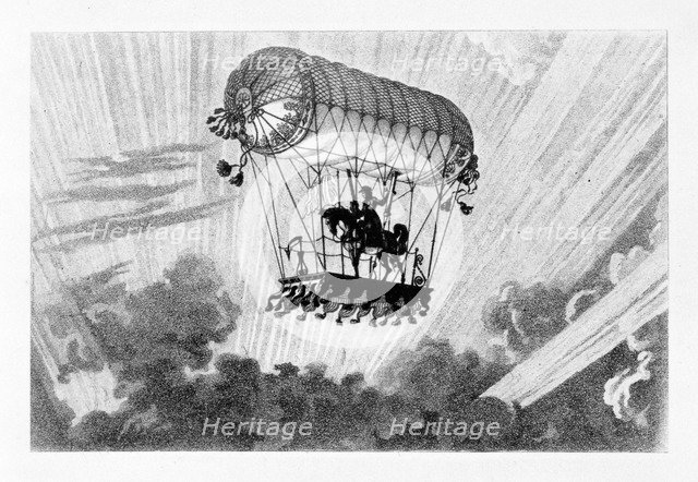 Aerostat, 1887. Artist: Gaston Tissandier