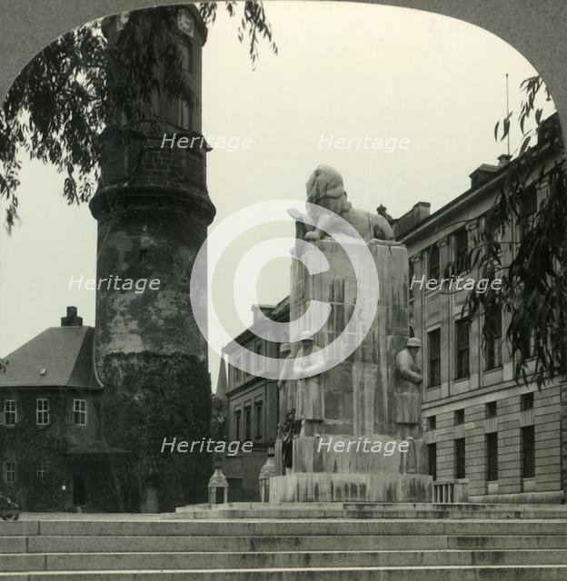 'Weimar,Germany, the Home of Goethe and Where Schiller Ended His Days - The War Memorial', c1930s. Creator: Unknown.