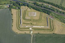 Richborough Castle Saxon Shore fort, Kent, 2022. Creator: Damian Grady.