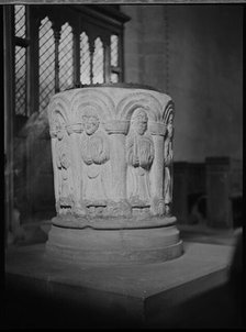 St George's Church, Orleton, Herefordshire, 1938. Creator: Marjory L Wight.