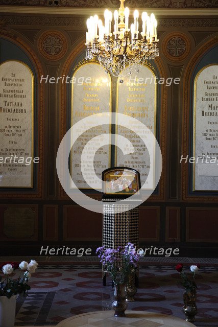 Chapel of St Catherine the Martyr, Peter and Paul Cathedral, St Petersburg, Russia, 2011. Artist: Sheldon Marshall