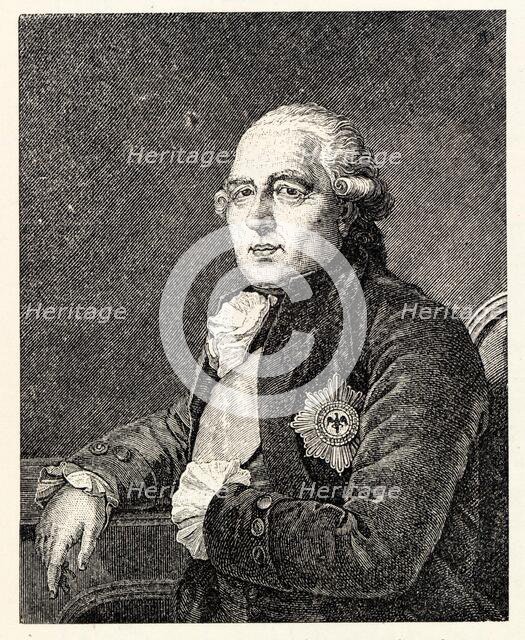 Portrait of Ewald Friedrich Graf von Hertzberg (1725-1795). Creator: Klauber, Ignaz Sebastian (1753-1817).