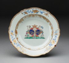 Soup Bowl, Jingdezhen, c. 1745. Creator: Jingdezhen Porcelain.