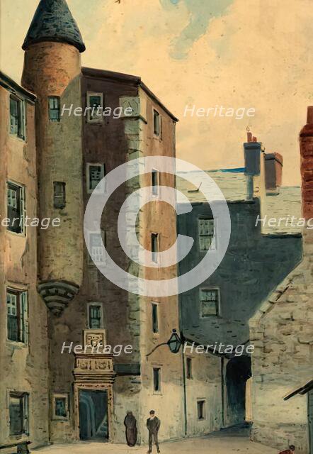 Skene's House Entrance, 1898. Creator: George Gordon Burr.