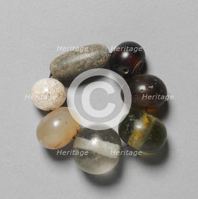 String of Glass Beads, 1392-1910. Creator: Unknown.