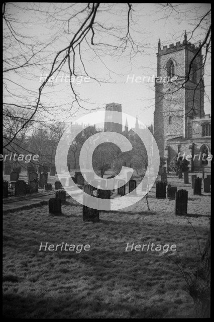 St Oswald's Church, Church Street, Durham, County Durham, c1955-1980. Creator: Ursula Clark.