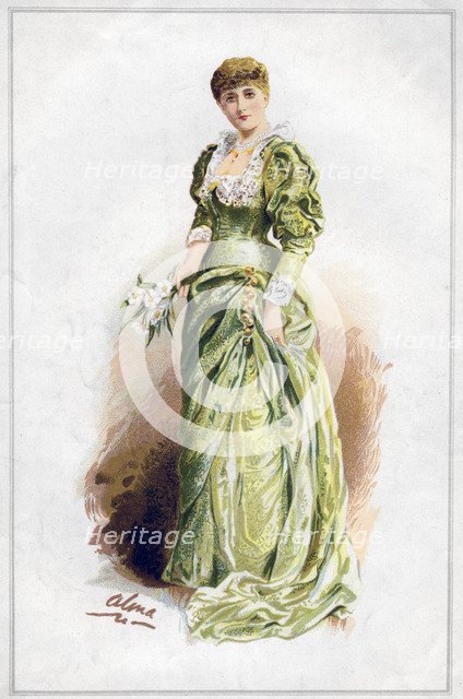 Miss Fortescue, 1883. Artist: Unknown