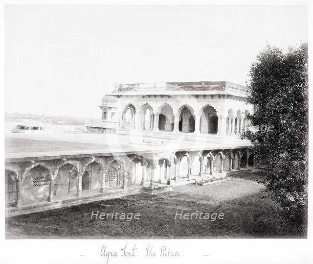 Agra Fort, The Palace, Late 1860s. Creator: Samuel Bourne.