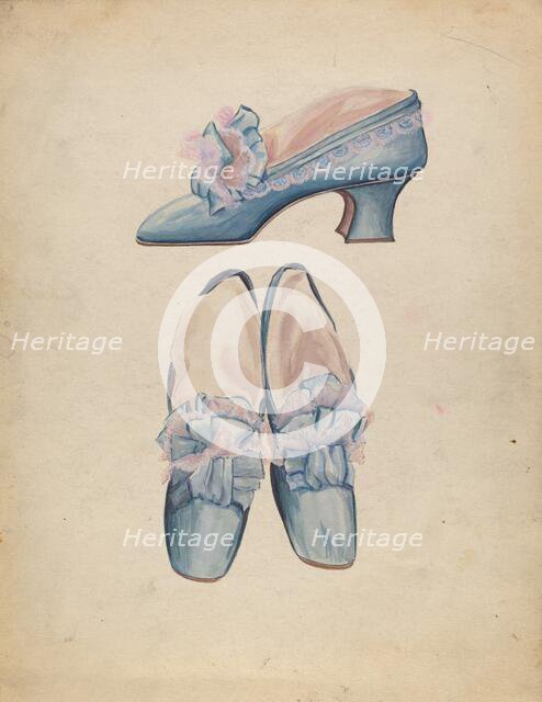 Shoes, 1935/1942. Creator: Jean Peszel.