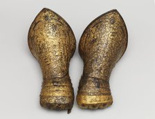 Pair of Gauntlets, French, ca. 1600. Creator: Unknown.