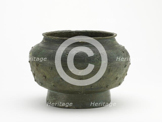 Ritual wine container (pou), Late Shang dynasty, ca. 1200-1100 BCE. Creator: Unknown.