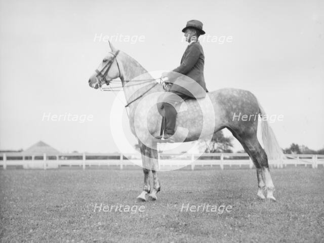 Fletcher, Mr., on a horse, 1933 July. Creator: Arnold Genthe.