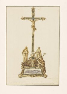 Design for a crucifix, c.1775-c.1785. Creator: Luigi Valadier.