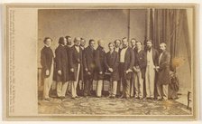 The Prince of Wales and Suite in America, 1860.  Creator: Mathew Brady.