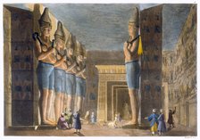 Temple of Rameses II, Abu Simbel, Egypt, c1820-1839. Artist: G Bramati