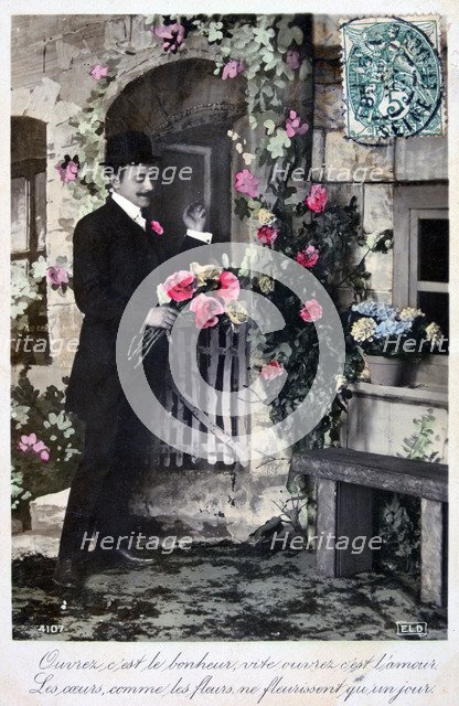 French romantic postcard, c1900. Artist: Unknown