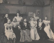 Mrs. Frances F. Cleveland and ladies of the cabinet, Jan. 4, 1897. Creator: Frances Benjamin Johnston.