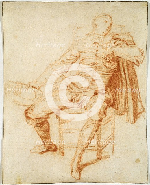 'Actor of the Comédie Italienne (Crispin)', early 20th century. Artist: Jean-Antoine Watteau