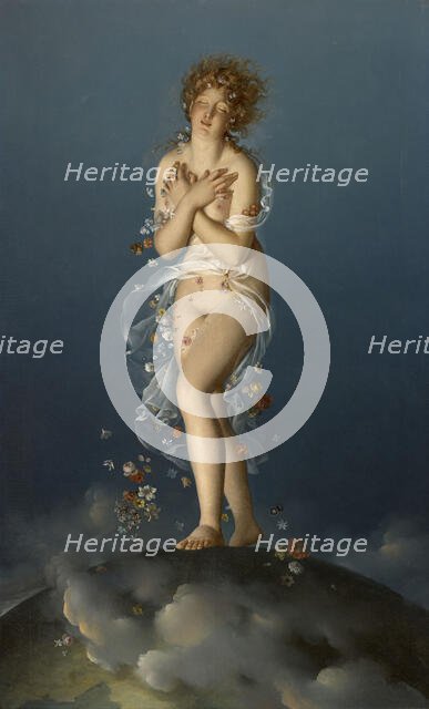 Flore caressée par Zéphyr (Flora Caressed by Zephyr), 1802. Creator: Gérard, François Pascal Simon (1770-1837).