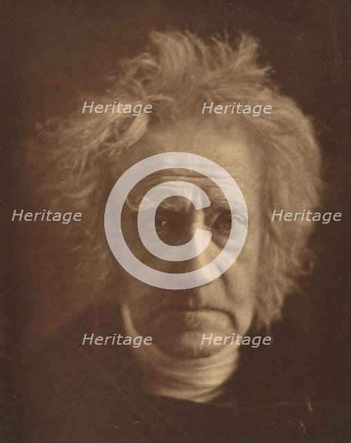 Sir John Herschel, 1875. Creator: Julia Margaret Cameron.