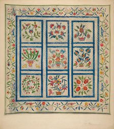 Quilt, c. 1937. Creator: Marie Alain.