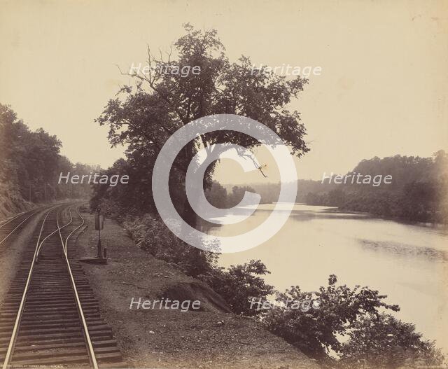 The Lehigh, At Turkey Run, c. 1895. Creator: William H Rau.