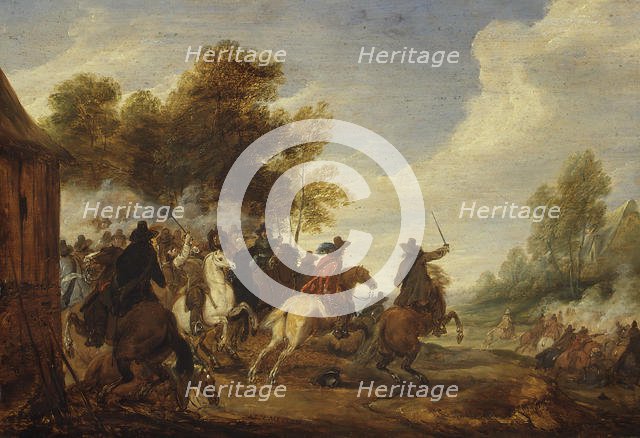 A Cavalry Engagement. Creator: Adam Frans van der Meulen.