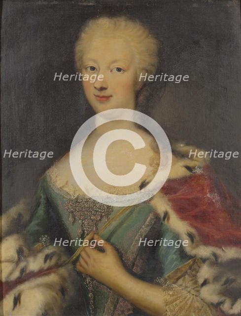 Polyxena of Hesse-Rotenburg (1706-1735), Queen of Sardinia, First third of 18th cen.. Creator: Clementi, Maria Giovanna (1692-1761).