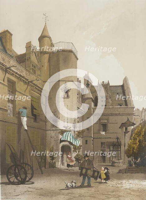 Hôtel de Cluny, Paris, 1839. Creator: Thomas Shotter Boys.